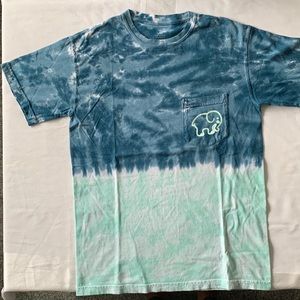 Ivory Ella tie dye tee with pocket